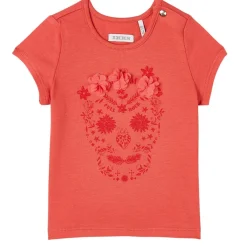 Skull Print T-shirt Röd>IKKS Sale