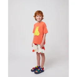 Smiling All Over Bermuda Shorts Off White><noscript><img width=