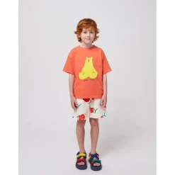 Smiling All Over Bermuda Shorts Off White><noscript><img width=