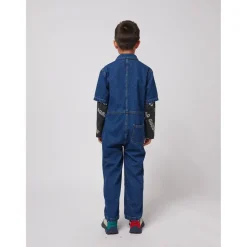 Smiling Denim Overall Blue><noscript><img width=
