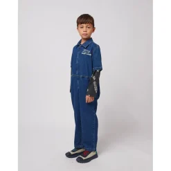 Smiling Denim Overall Blue><noscript><img width=