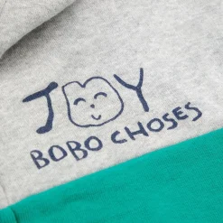 Smiling Hoodie Med Dragkedja Heather Grey><noscript><img width=