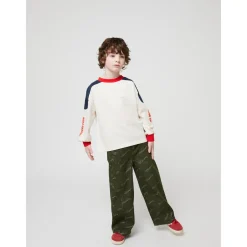 Snake Långärmad T-shirt Offwhite>Bobo Choses Discount