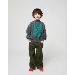 Snake Sweatshirt Dark Grey>Bobo Choses Outlet