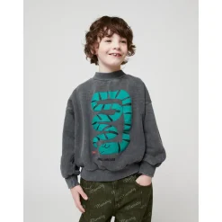 Snake Sweatshirt Dark Grey><noscript><img width=