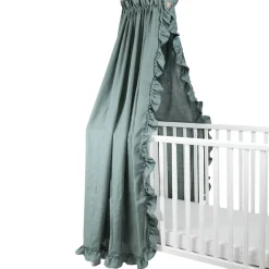 Sänghimmel Mood Volang Petrol Green>NG Baby Clearance