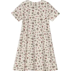 Sofia GOTS Mönstrat Nattlinne Wild Strawberry>Buddy & Hope Outlet
