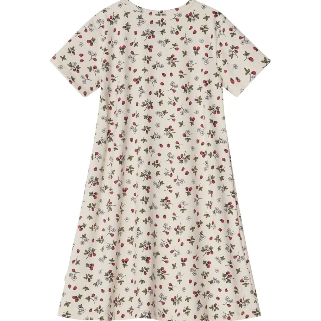 Sofia GOTS Mönstrat Nattlinne Wild Strawberry>Buddy & Hope Outlet