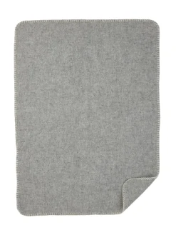 Soft Wool Baby Filt I Ull Grey>Klippan Yllefabrik Online