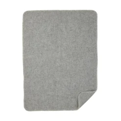 Soft Wool Baby Filt I Ull Grey>Klippan Yllefabrik Online