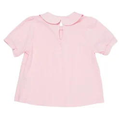 Solid Kortärmad Blus Med Krage Ballerina>Copenhagen Colors Clearance