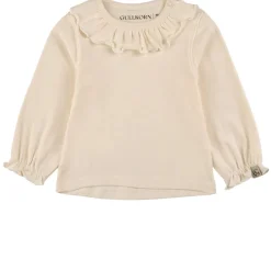 Sonja Volangprydd Långärmad T-shirt Snow White>Gullkorn Design Sale