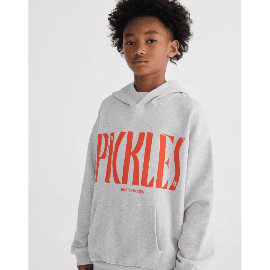 Spicy Pickles Huvtröja Heather Grey>Bobo Choses Clearance