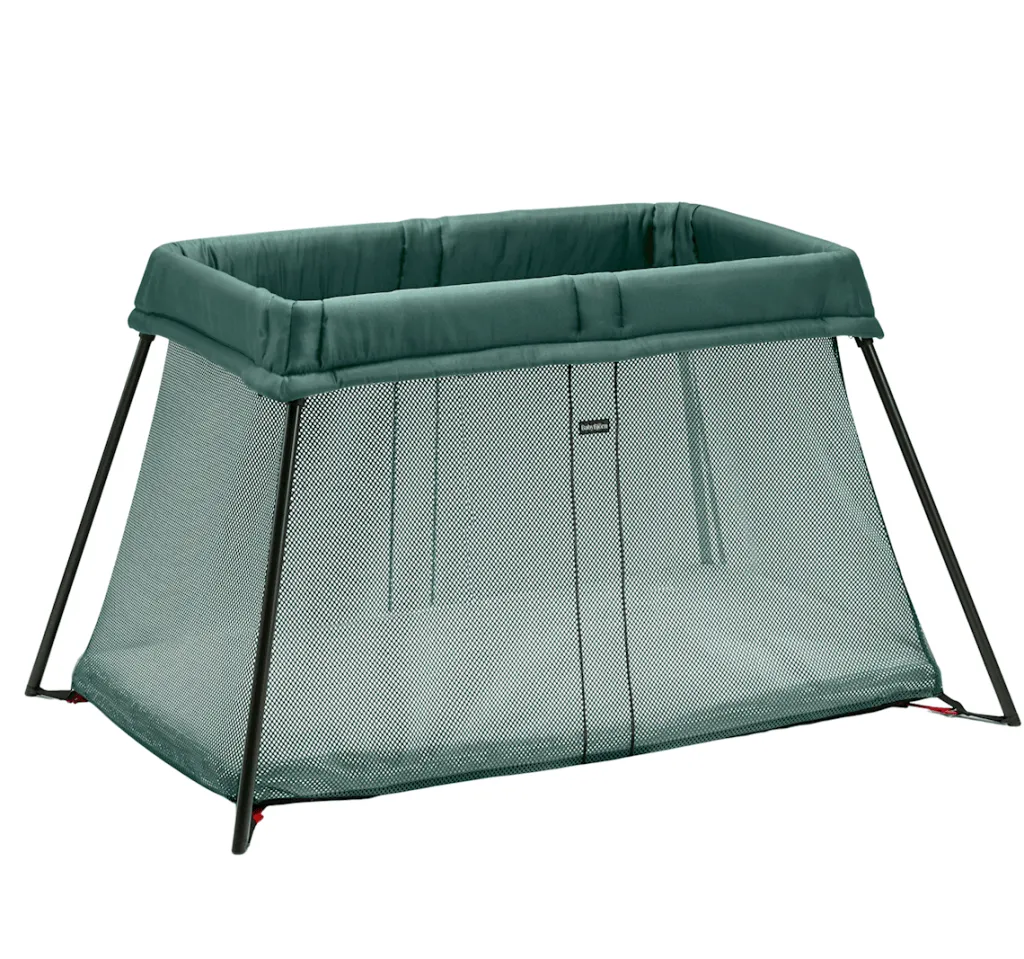 Spjälsäng Light Med Reselakan Dark Green>BabyBjörn Clearance