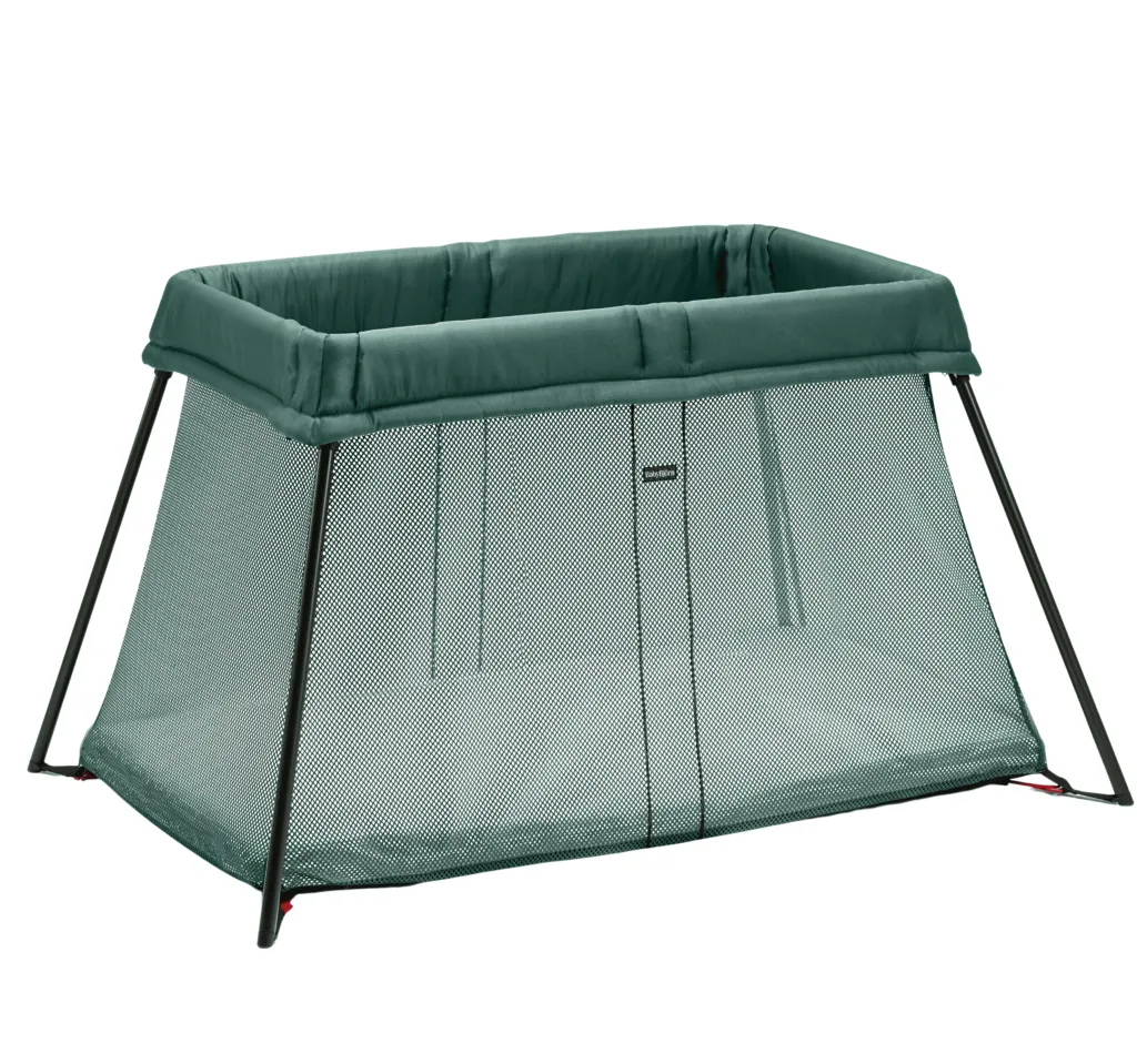 Spjälsäng Light Med Reselakan Dark Green>BabyBjörn Clearance