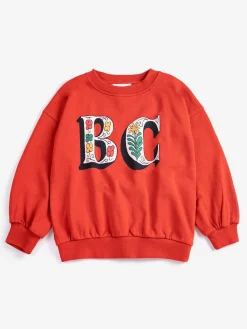Spring Letters Sweartshirt Red>Bobo Choses Hot