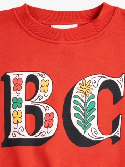 Spring Letters Sweartshirt Red>Bobo Choses Hot