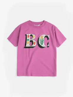 Spring Letters T-shirt Purple>Bobo Choses Clearance