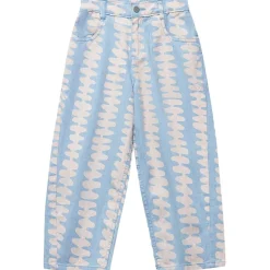 Square Pocket Jeans Soft Pink Stripe>Wynken New
