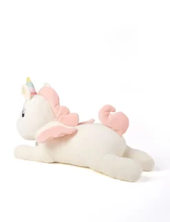 Squeezie Stor Liggande Enhörning White>Teddykompaniet Sale