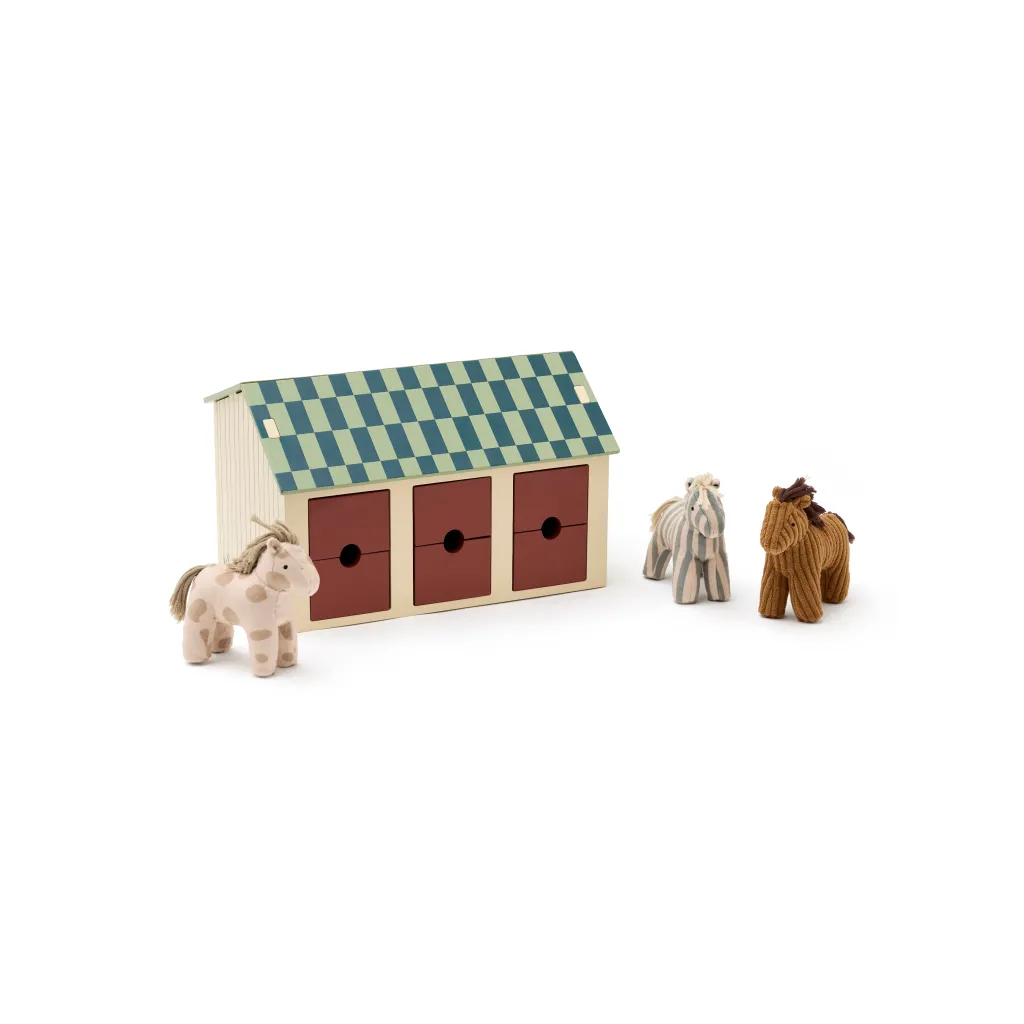 Stall Med Hästar Leksaksset>Kid's Concept
