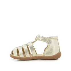 Stand-Up Strap Sandaler Platinum>Pom Dapi