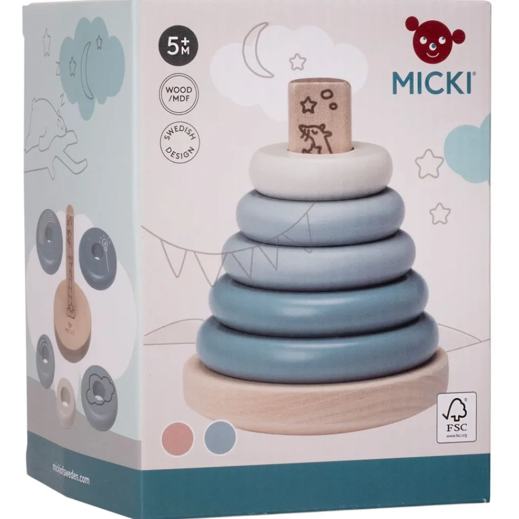Stapelleksak Blå>Micki Best