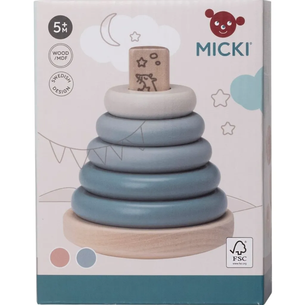 Stapelleksak Blå>Micki Best