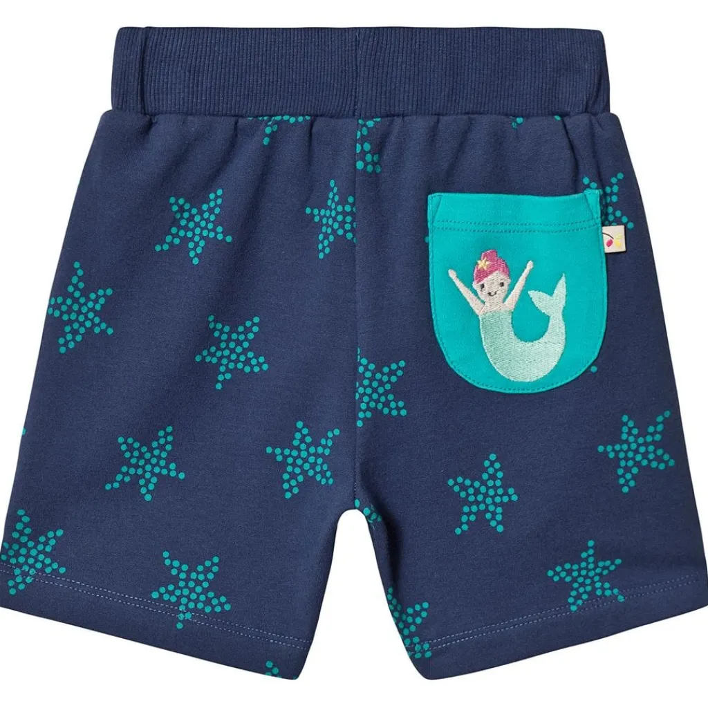 Starfish Little Sammy Shorts Marine Blue Spot>Frugi New