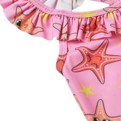 Starfish UV50 Baddräkt Bubblegum>Småfolk Outlet