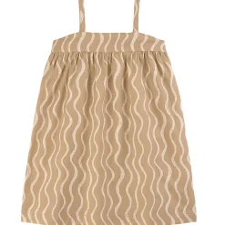 Stella Wiggle Print Klänning Caramel>Beau Loves Online