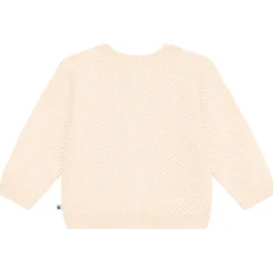 Stickad Babykofta Beige>Petit Bateau Outlet