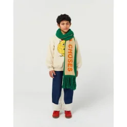 Stickad halsduk Green>Bobo Choses Sale