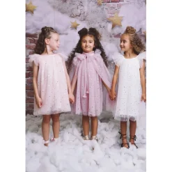 Stjärnor & Mån Tyll Fe Älva Klänning Ballet Pink>DOLLY by Le Petit Tom Sale