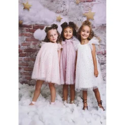 Stjärnor & Mån Tyll Fe Älva Klänning Ballet Pink><noscript><img width=