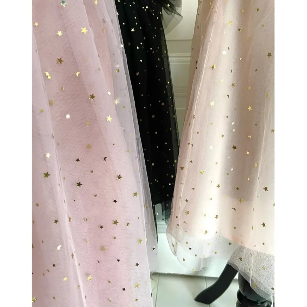 Stjärnor & Mån Tyll Fe Älva Klänning Ballet Pink>DOLLY by Le Petit Tom Sale