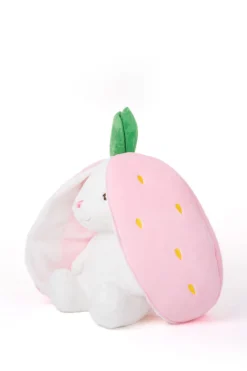 Stor Kanin I Jordgubbe White>Teddykompaniet Clearance