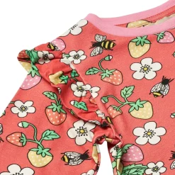 Strawberries Långärmad T-shirt Pink Punch>Småfolk Best