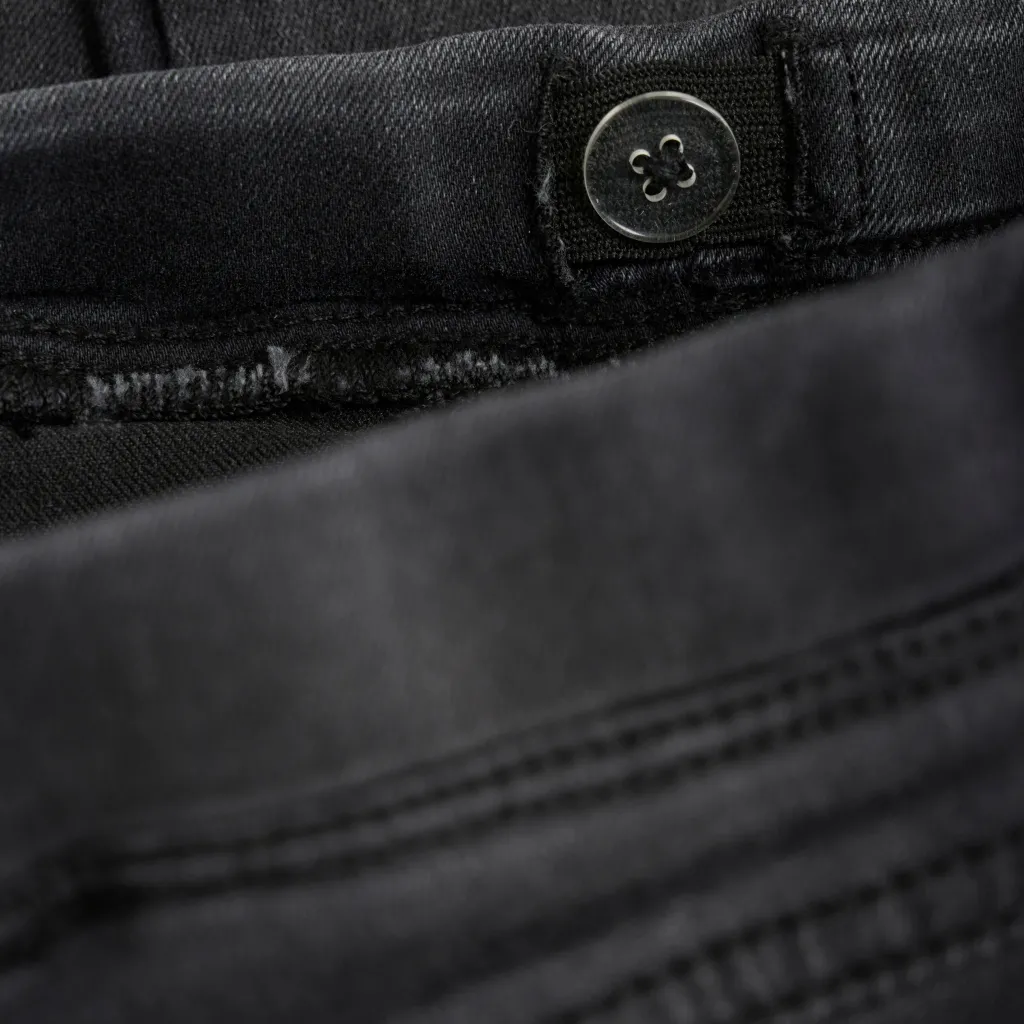 Stretchiga Jeggings Grey Black>Minymo Best
