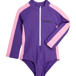 Stripe Baddräkt Lila>Mini Rodini Best