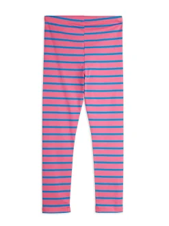Stripe Leggings Pink>Mini Rodini Hot