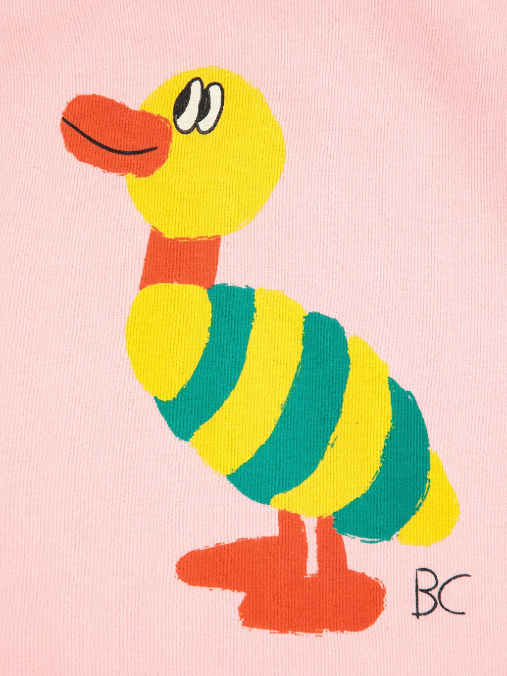 Striped Duck Långärmad Body Light Pink>Bobo Choses Discount