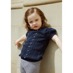 Striped Flare Pant Navy/Cream Stripe><noscript><img width=