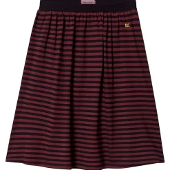 Striped Midi Kjol Sun Dried Tomato>Bobo Choses Clearance
