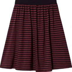 Striped Midi Kjol Sun Dried Tomato>Bobo Choses Clearance