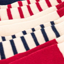 Stripy 5-pack Bomullsstrumpor Medieval Avalanche Peps>Petit Bateau Online