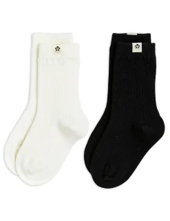 Strumpor I Ullblandning 2-pack Multi>Mini Rodini New