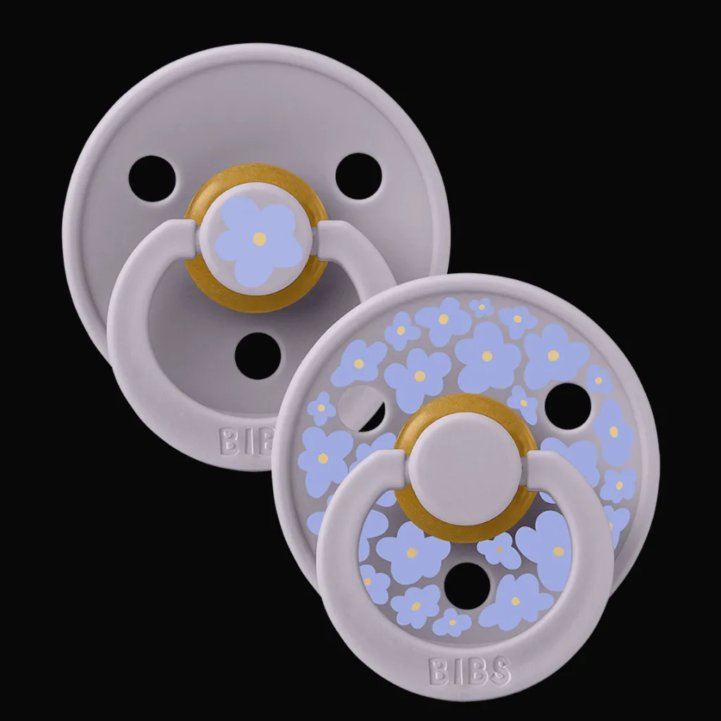 Studio Colour Jasmine 2-pack Runda Latexnappar Fossile Grey Mix>BIBS Clearance
