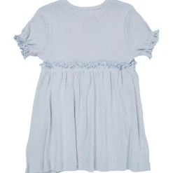 Summer Pointelle-klänning Dusty Blue>Copenhagen Colors Best