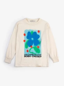 Summer Story Långärmad T-shirt White>Bobo Choses Discount